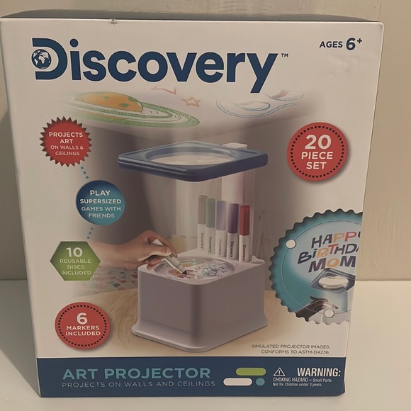 Discovery Toys Craft Kids Srt Projector Drawing Play Painting Markers NIB - Picture 1 of 3